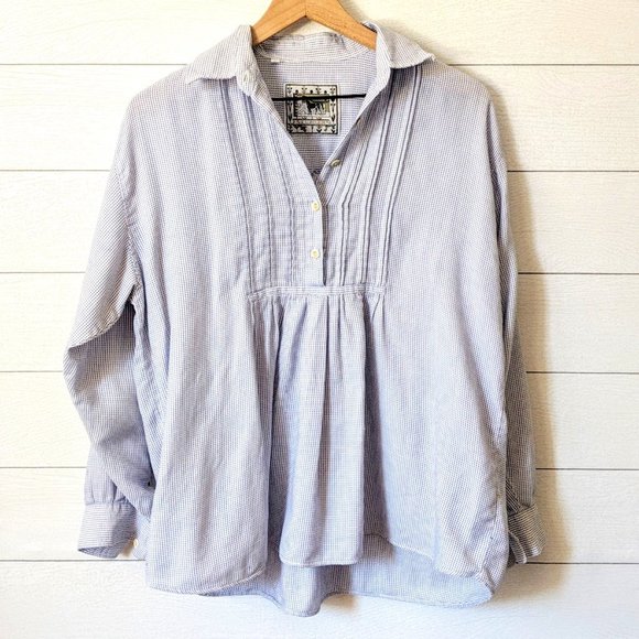 stubner Tops - Stubner Blue & White Tunic Top S